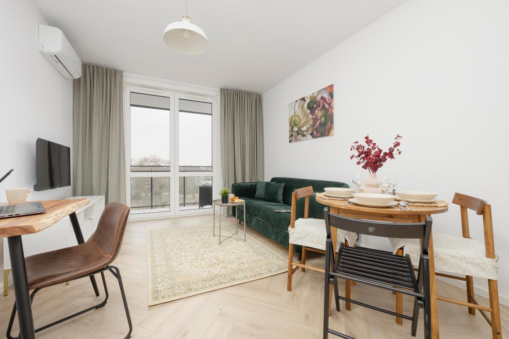 Modern Apartment With Balcony Near Aleje Jerozolimskie By Noclegi Renters วอร์ซอ ภายนอก รูปภาพ